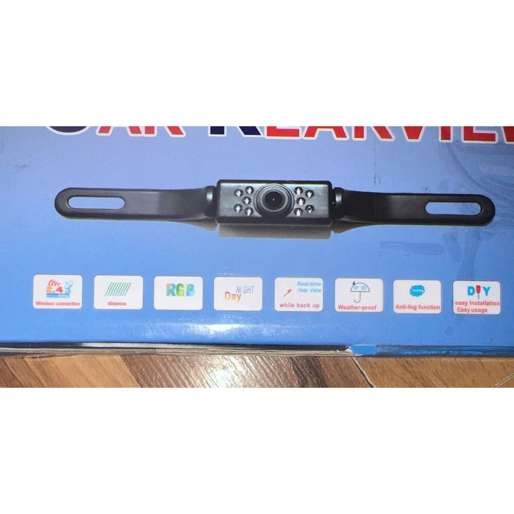 Rear View Backup Camera Reverse License Plate Night Vision Waterproof 300m